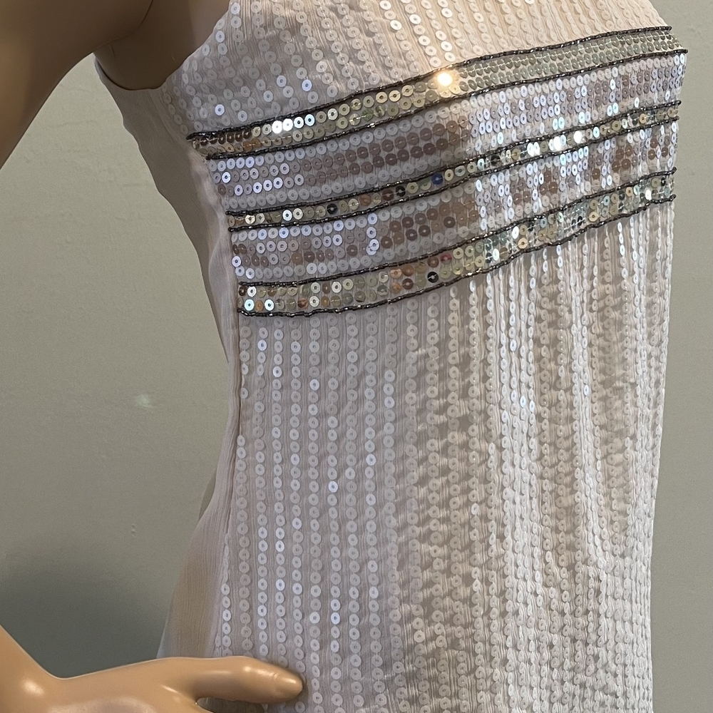 White House Black Market Sequins Tank Top in Size XXS - Picture 6 of 15